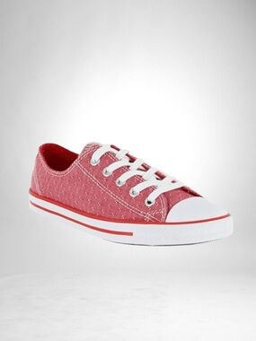 Converse Womens Chuck Taylor All Star Dainty Ox Sneakers Casino Red